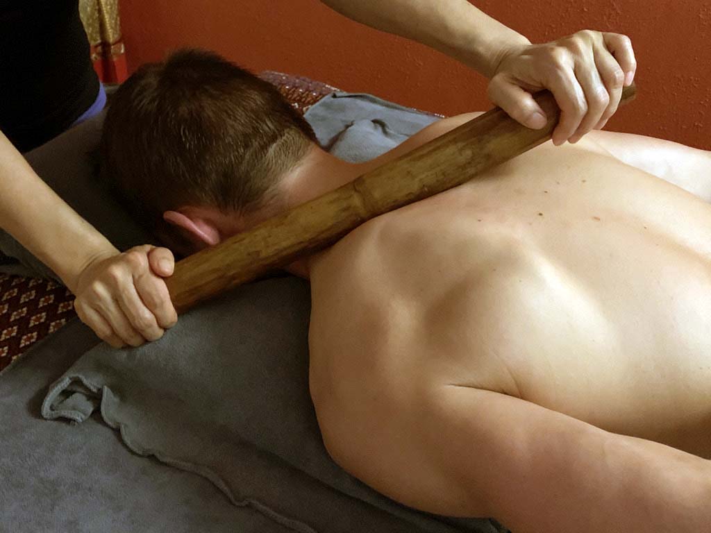 bamboe massage